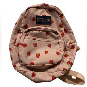 Mini Strawberry Jansport Backpack